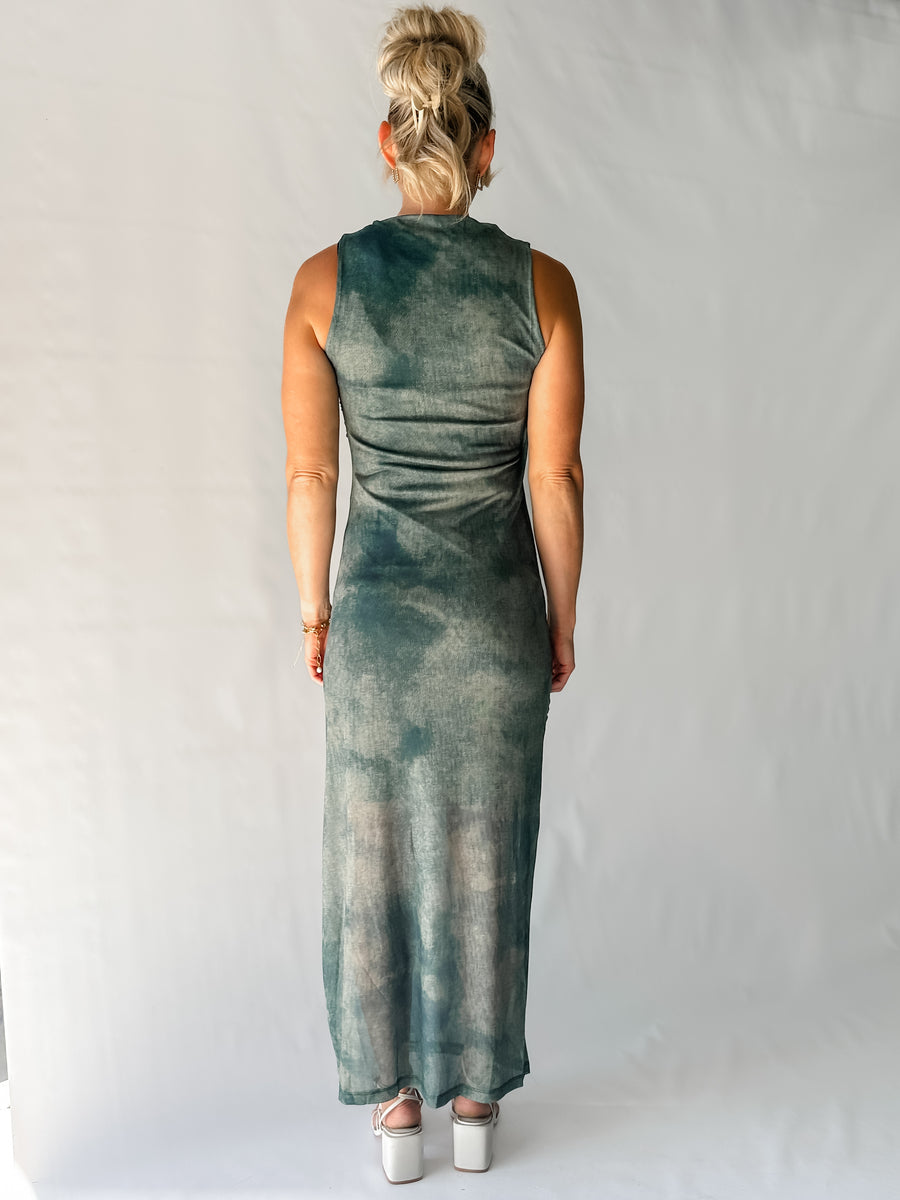 NORTHERN LIGHTS DRESS - GREEN