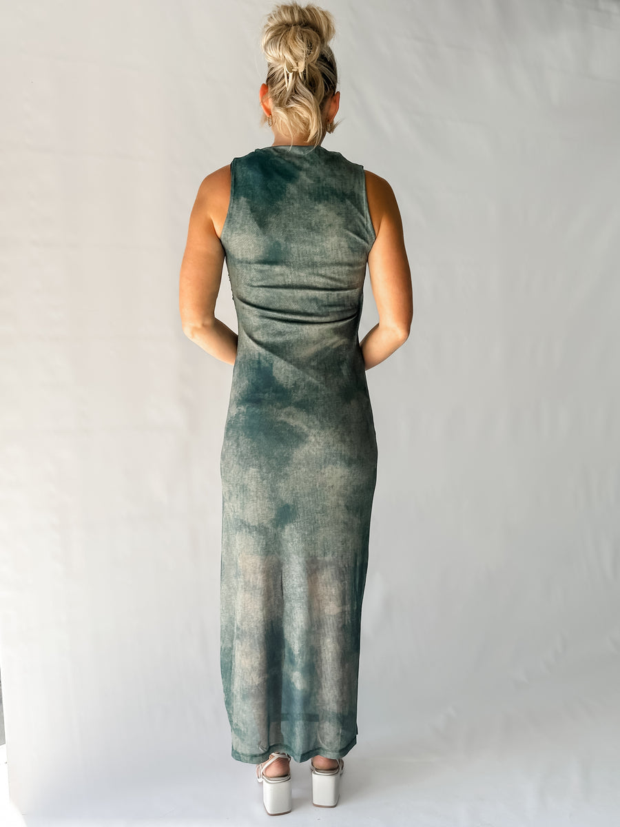 NORTHERN LIGHTS DRESS - GREEN