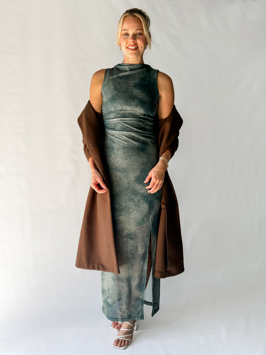 NORTHERN LIGHTS DRESS - GREEN