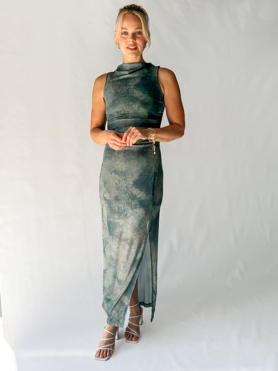 NORTHERN LIGHTS DRESS - GREEN