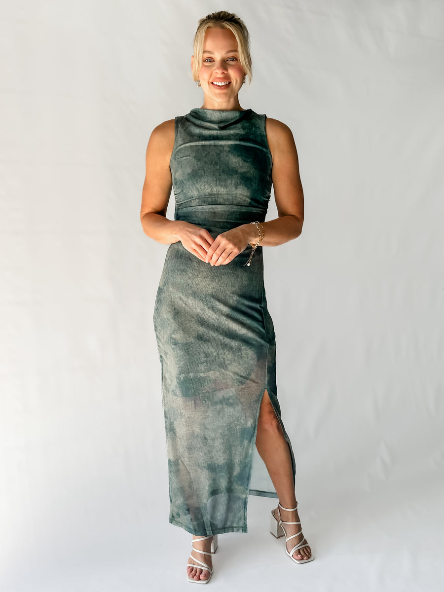 NORTHERN LIGHTS DRESS - GREEN